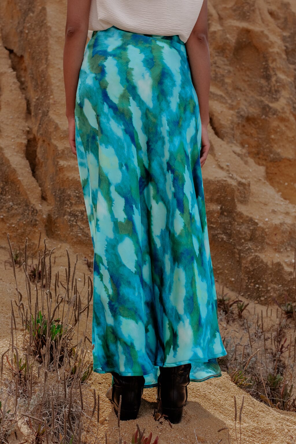 Jupe passion tie & dye bleu - Image 3