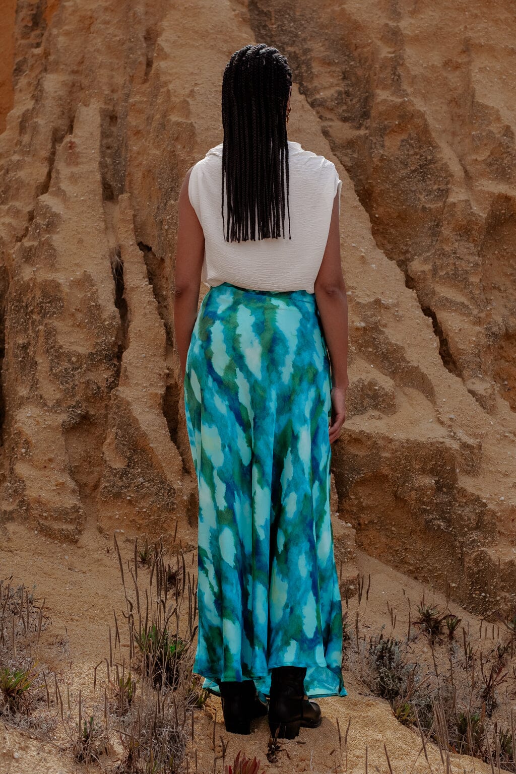 Jupe passion tie & dye bleu - Image 5