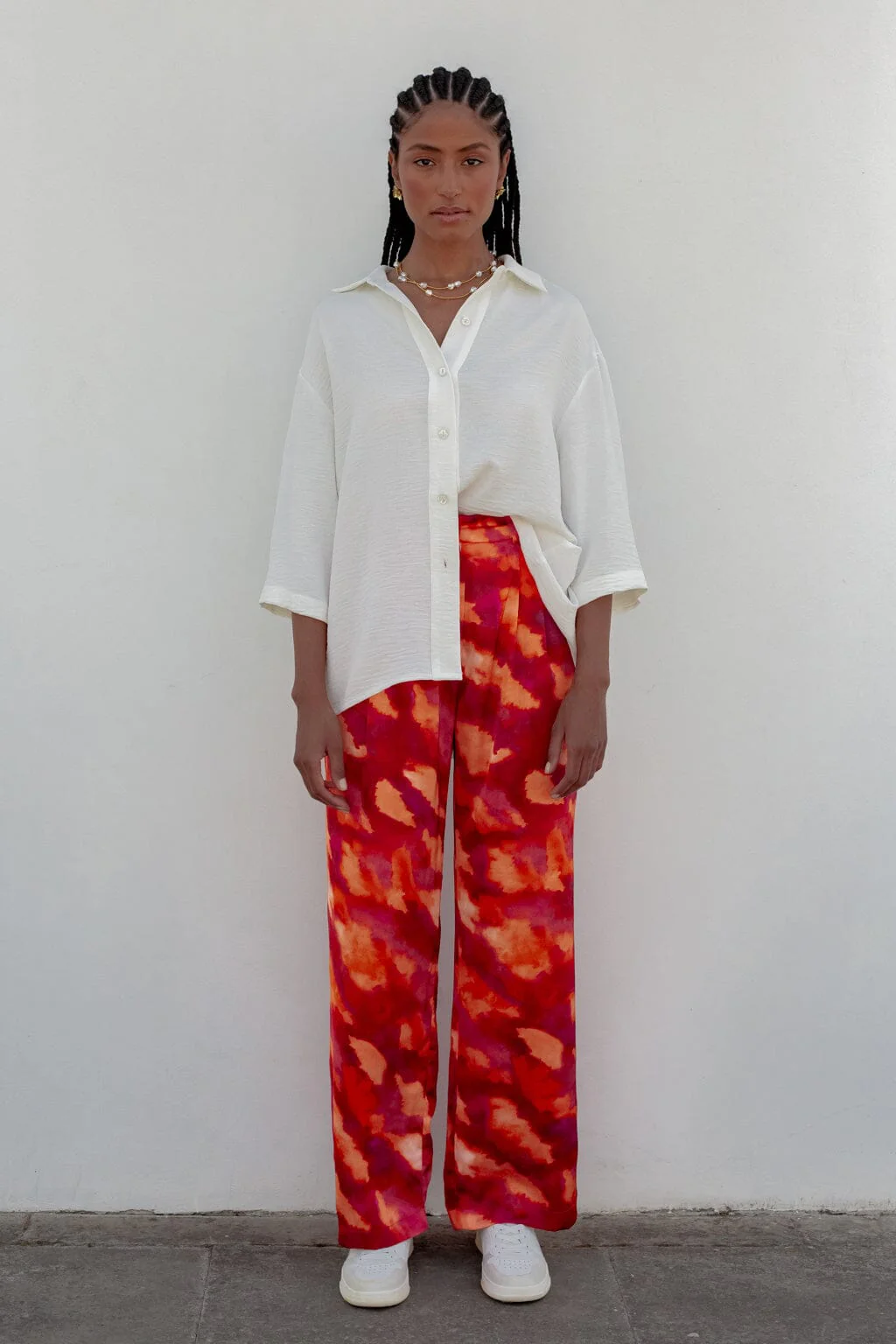 Pantalon Divin tie & dye rosé - Image 3