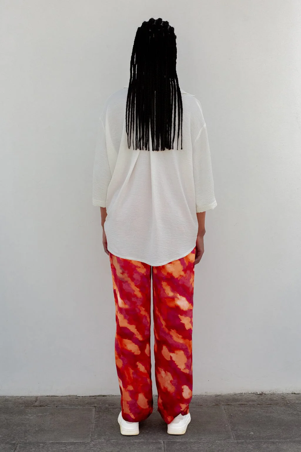 Pantalon Divin tie & dye rosé - Image 4