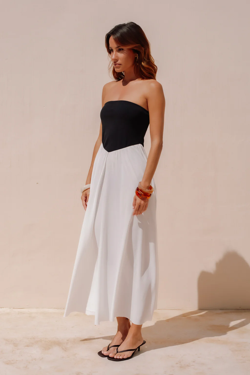 Robe Angèle bi-matière - Image 3