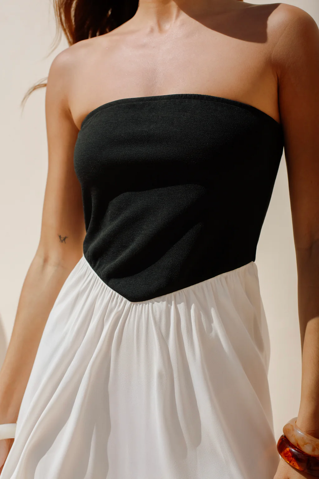 Robe Angèle bi-matière - Image 5