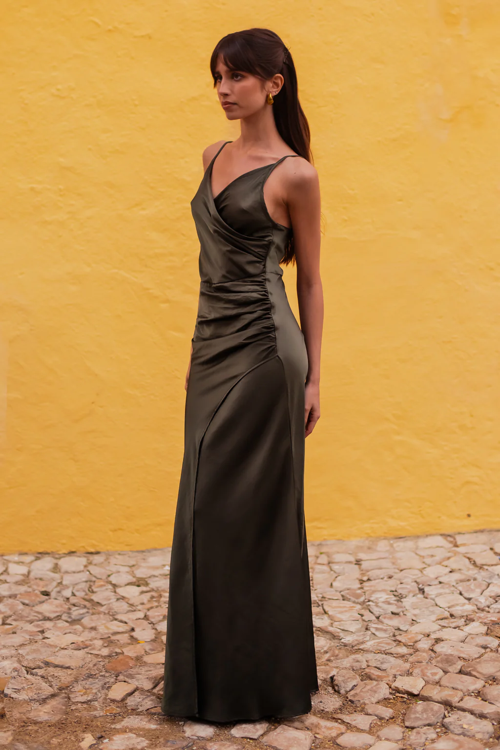 Robe Délicatesse kaki - Image 5